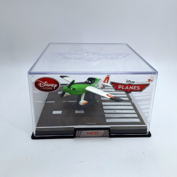 Disney Store Exclusive Diecast Disney Planes Ned in Display Case