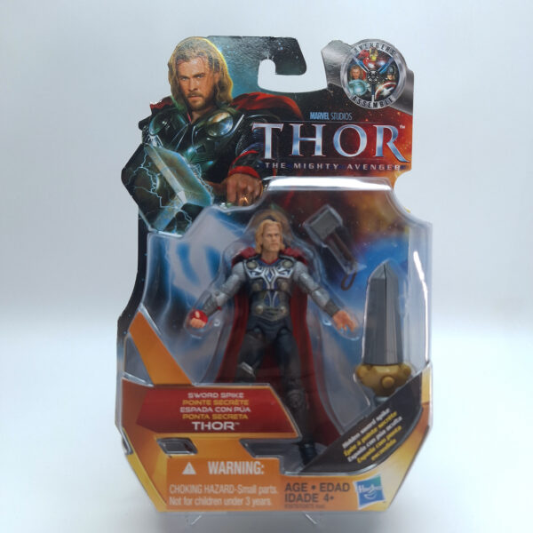 Marvel Mighty Avenger THOR Sword Spike Complete 3.75 Action Figure # 02 Hasbro