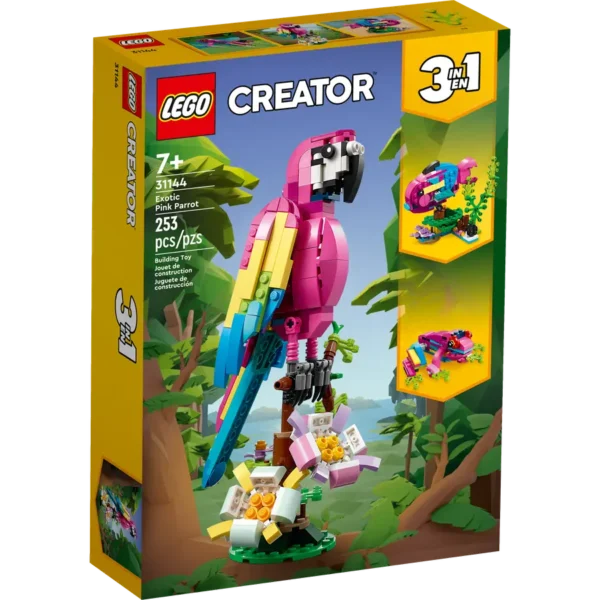 LEGO 31144 – Creator 3-in-1 Exotic Pink Parrot