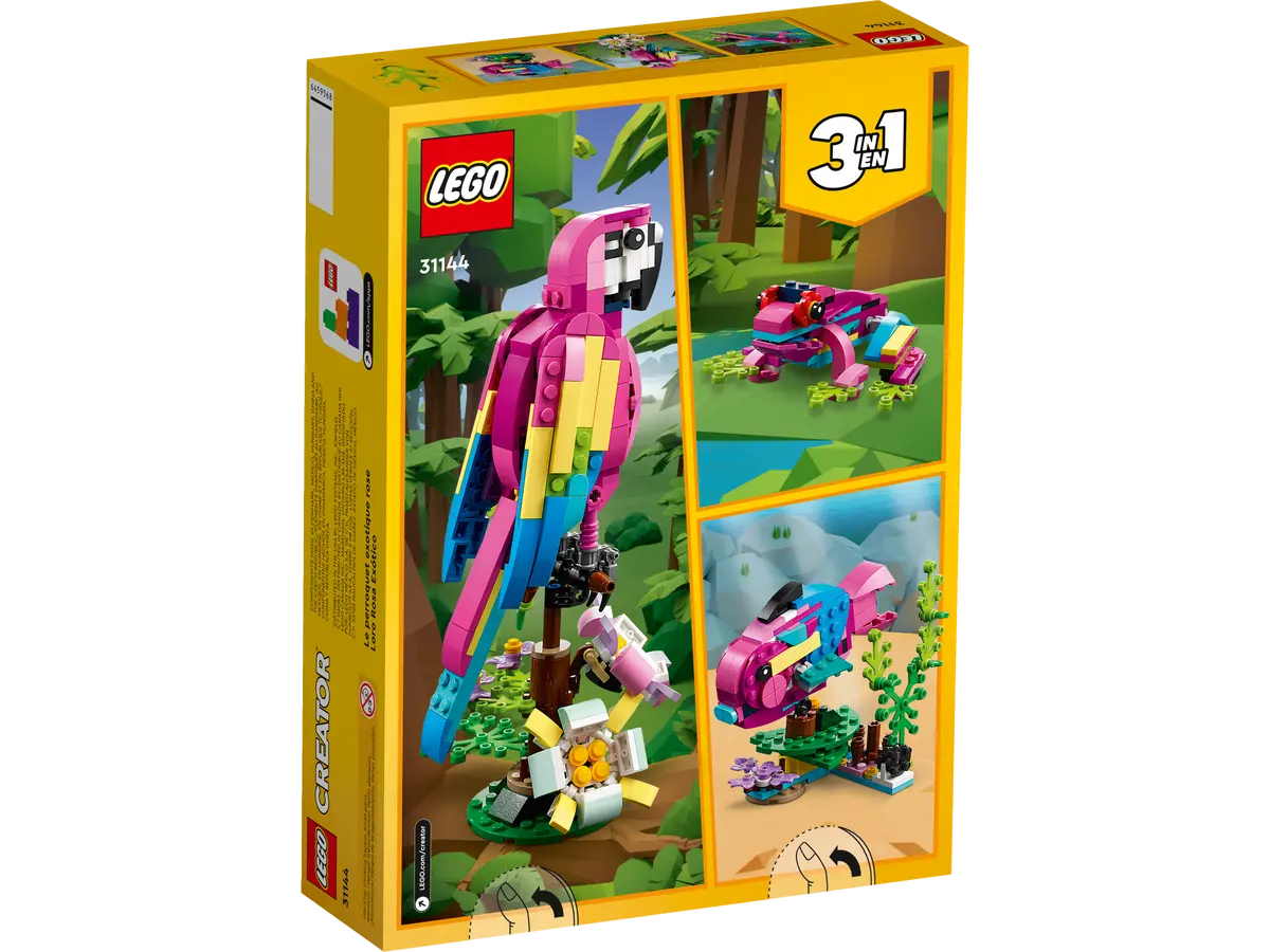 LEGO 31144 – Creator 3-in-1 Exotic Pink Parrot - Image 2