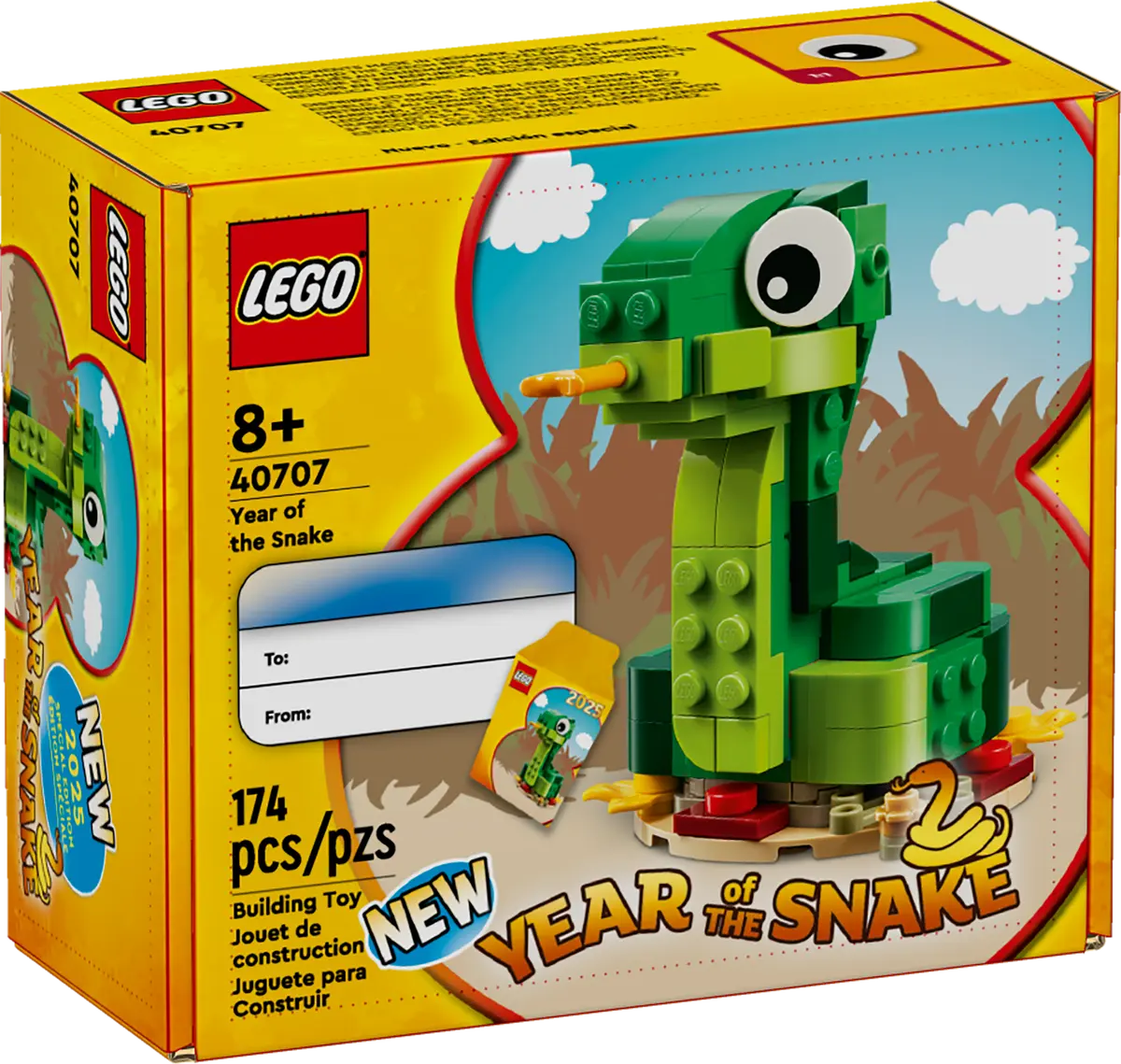LEGO 40707 – Year of the Snake (2025) – Lunar New Year Seasonal Set