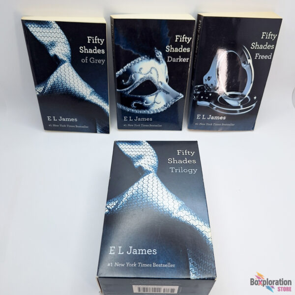Fifty Shades Trilogy by E L James – Complete Set of 3 Books (Paperback)