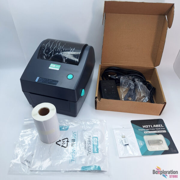 HotLabel S8 Thermal Label Printer – USB – 4x6 Labels – No Ink Required
