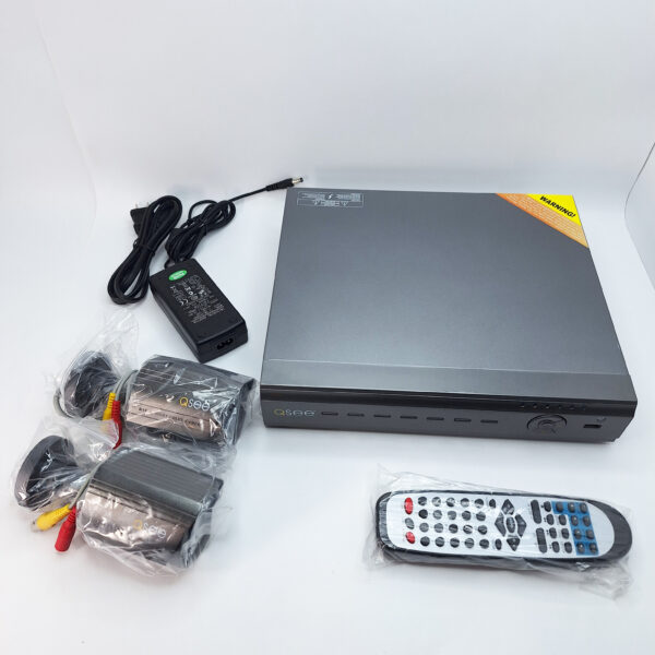Q‑See QT428 – 8‑Channel H.264 DVR with Two Cameras