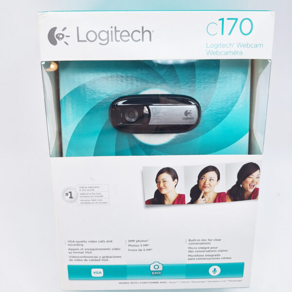 Logitech C170 Webcam – VGA 640×480 @ 30 fps with Mic