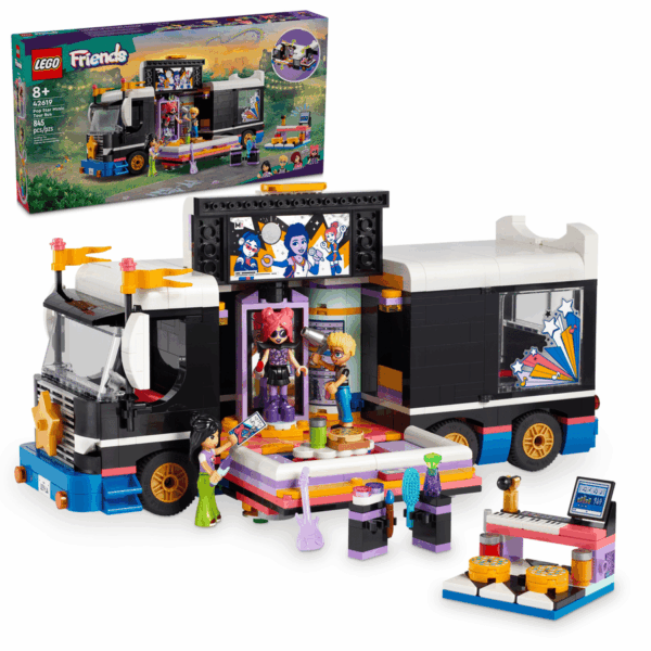 LEGO Friends 42619 – Pop Star Music Tour Bus