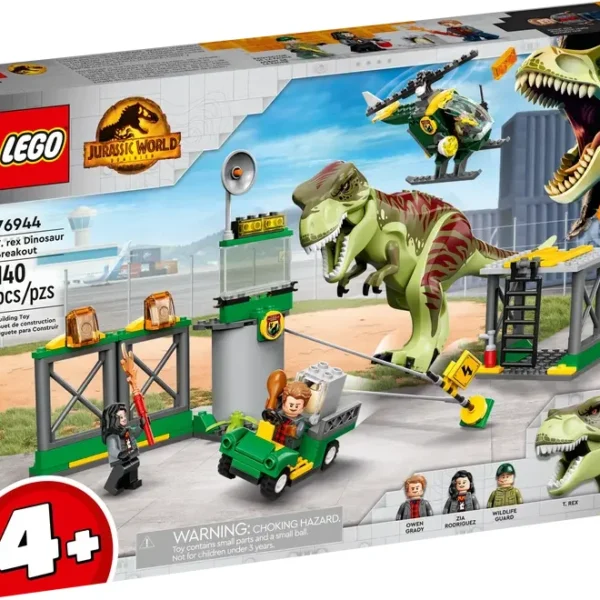 LEGO Jurassic World 76944 – T. Rex Breakout – Évasion du T. Rex