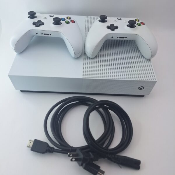 Xbox One S All-Digital Edition Console - White - 2 Controllers