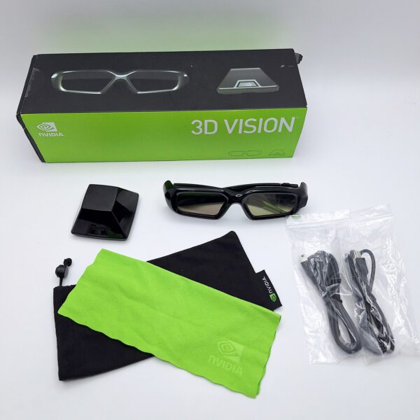 NVIDIA 3D Vision Wireless Glasses - Blu-Ray Movie Gaming - P854 - No Charge