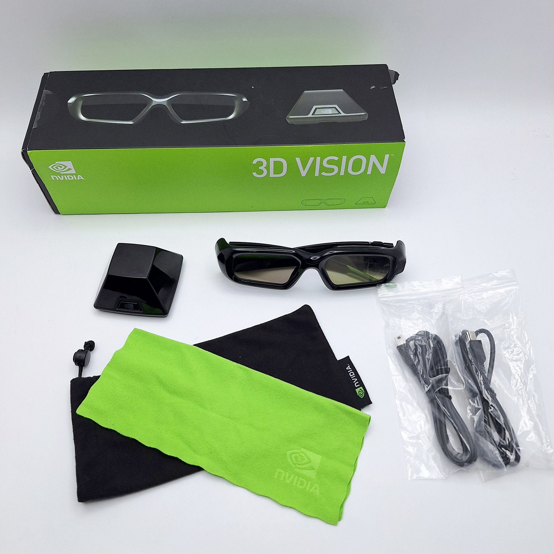 NVIDIA 3D Vision Wireless Glasses - Blu-Ray Movie Gaming - P854 - No Charge