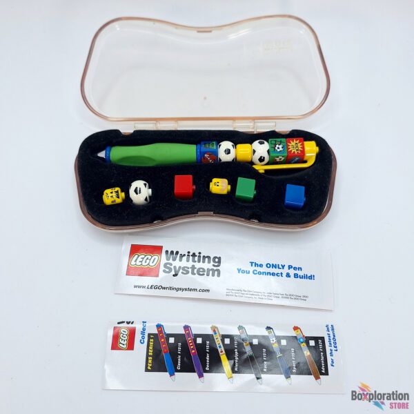 LEGO Vintage 1999 Writing System Sport Pen Set #1519 - With Case