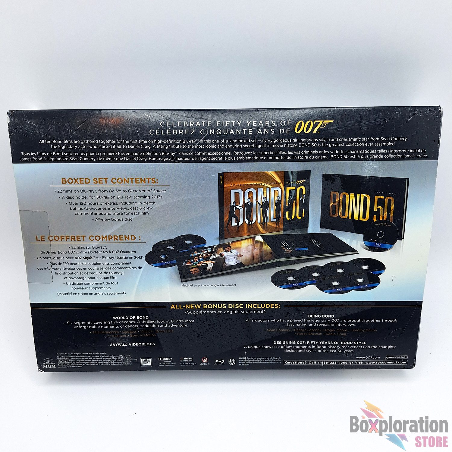 Bond 50: Celebrating Five Decades of Bond - 22-Film Limited 007 Blu-ray Set - NIB - Image 5