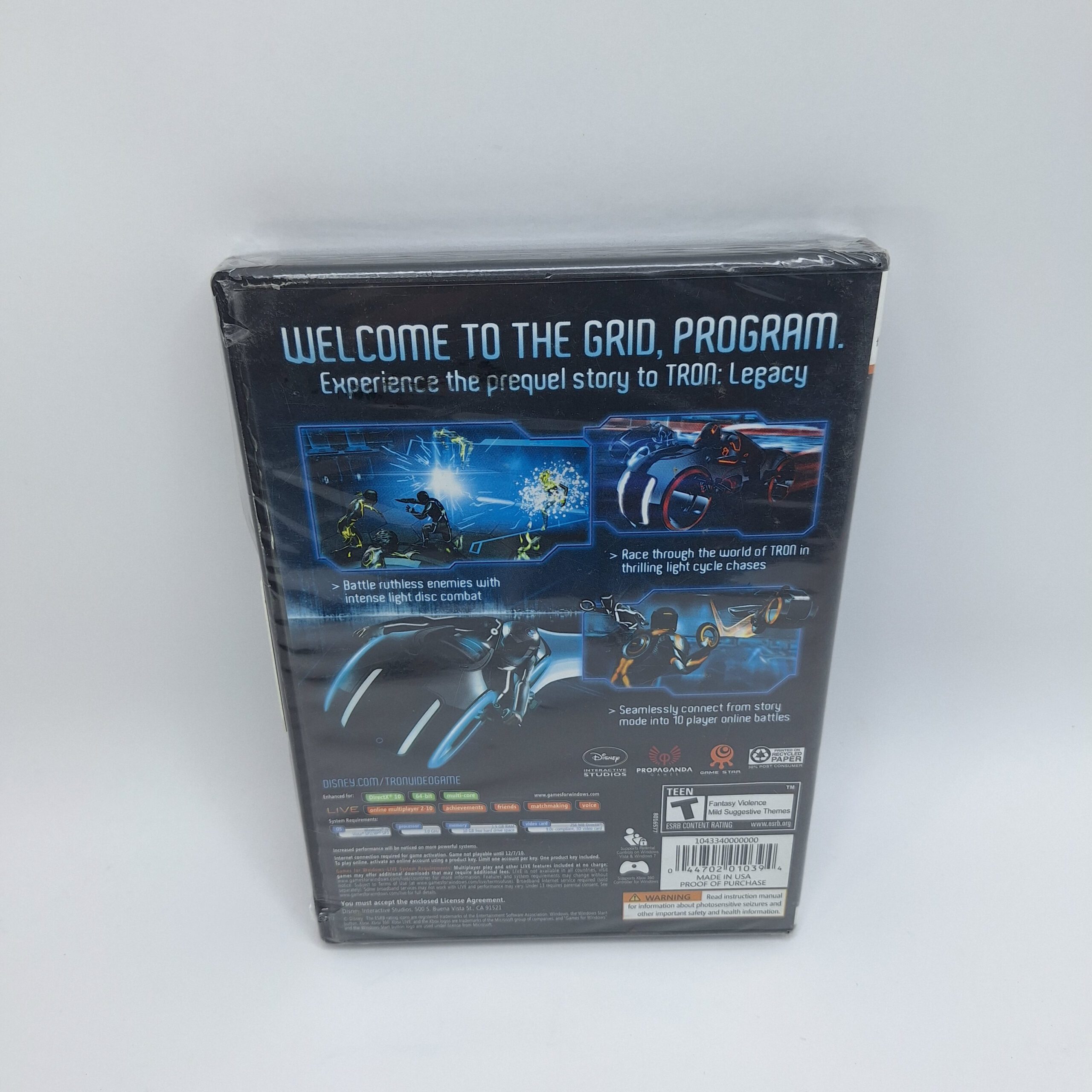 Tron: Evolution (PC DVD ROM, 2010) Games for Windows Live NEW SEALED - Image 5