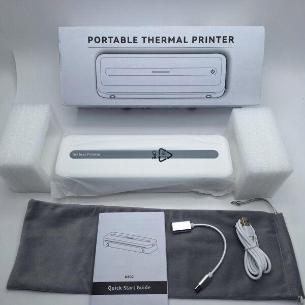 Phomemo M832 Portable Thermal Printer – Inkless