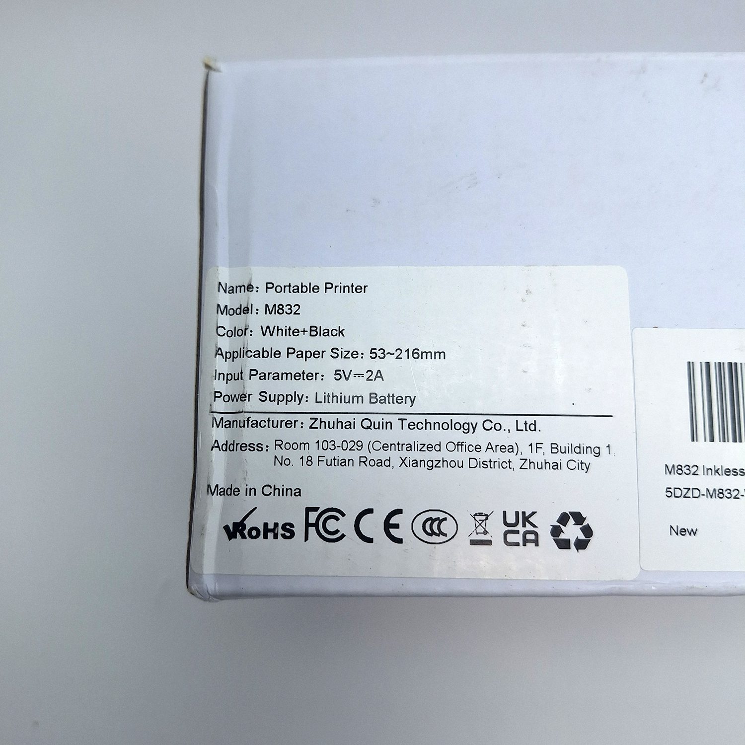 Phomemo M832 Portable Thermal Printer – Inkless - Image 6