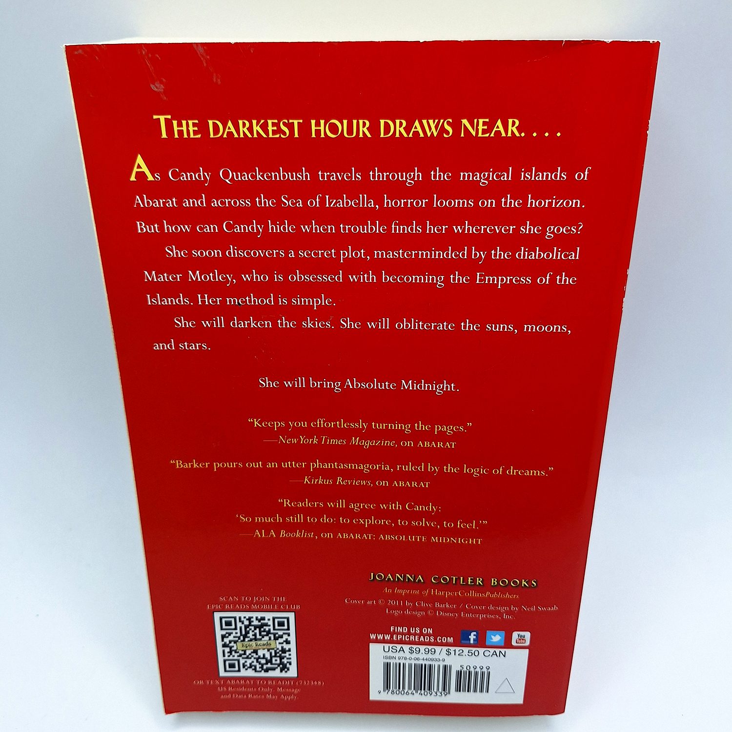 Abarat: Absolute Midnight – Clive Barker – Paperback - Image 2