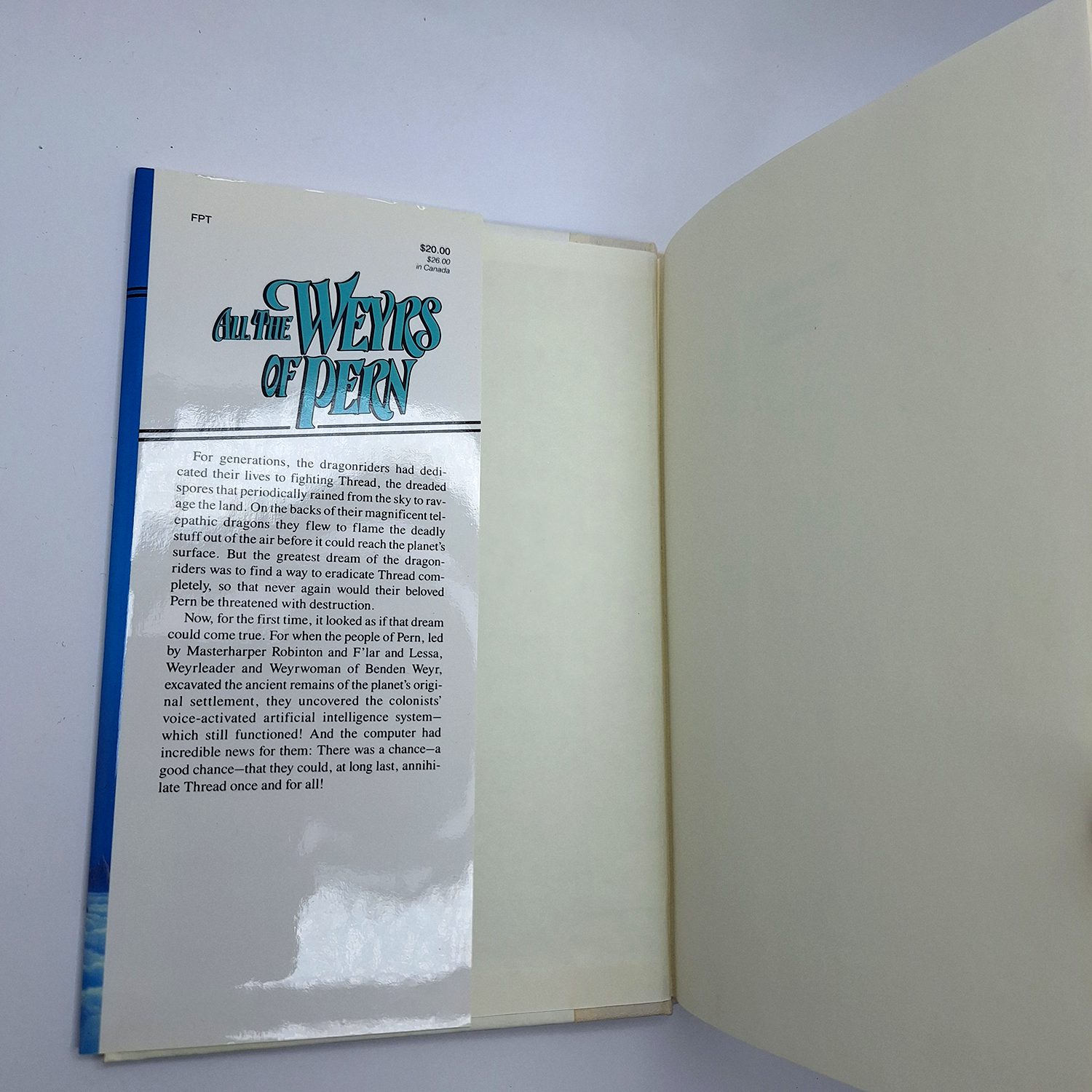 All the Weyrs of Pern – Anne McCaffrey – Vintage 1991 First Edition Hardcover - Image 3
