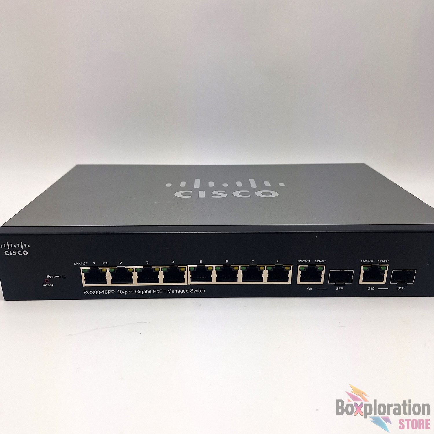Cisco SG300-10PP - 10-Port Gigabit PoE+ Managed Switch - Image 3