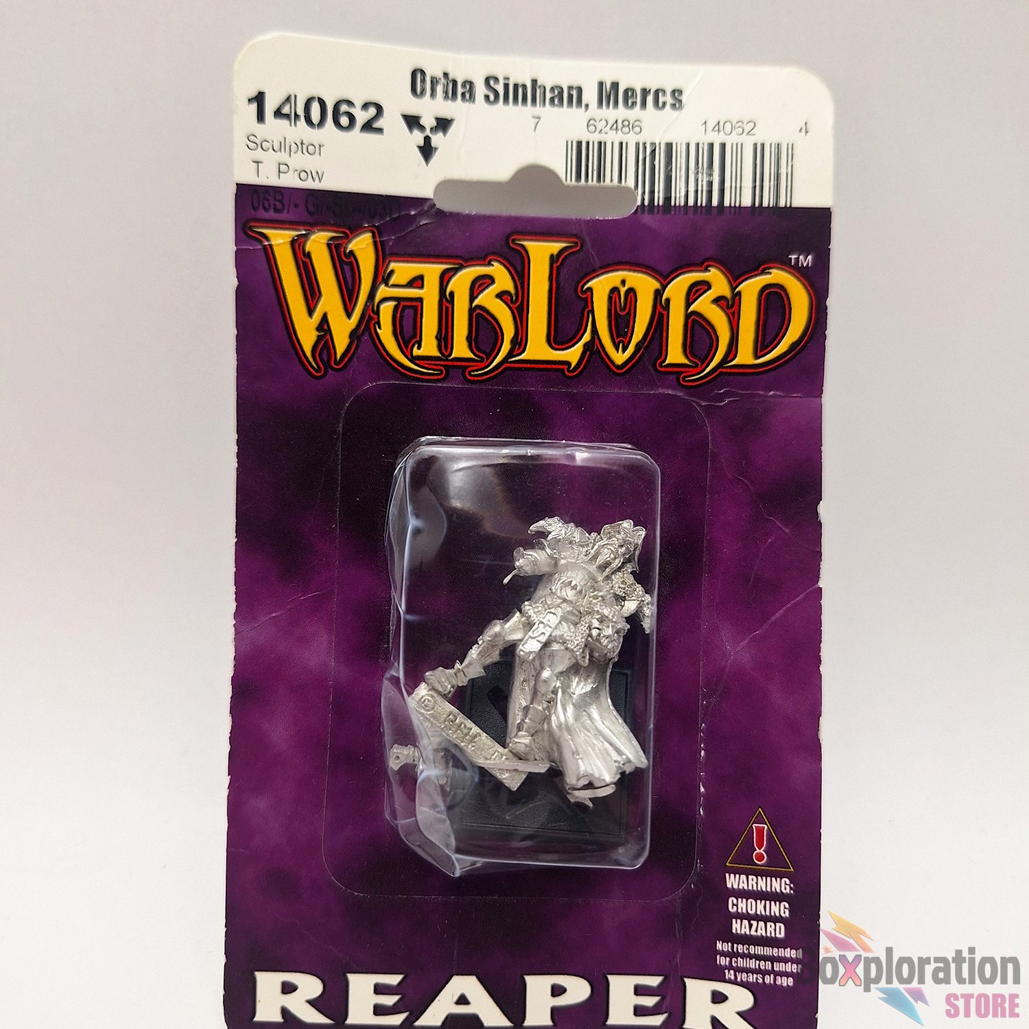 Reaper Miniatures #14062 - Orba Sinhan, Mercenaries Warlord (Unpainted Metal)