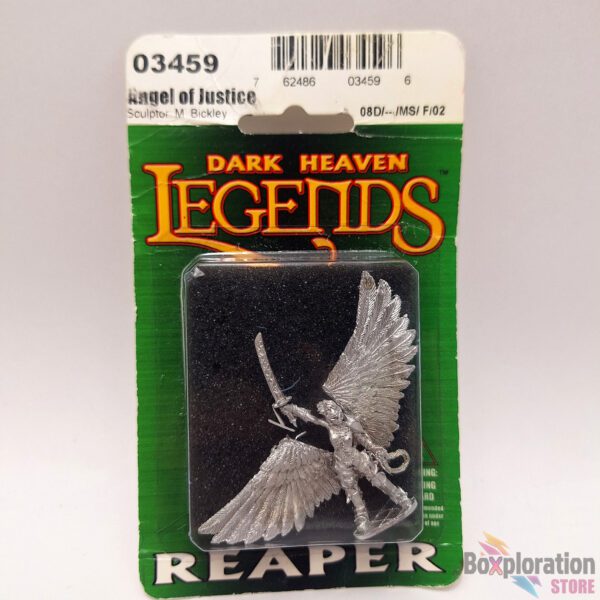 Reaper Miniatures #03459 - Angel of Justice, Dark Heaven Legends (Unpainted Metal)