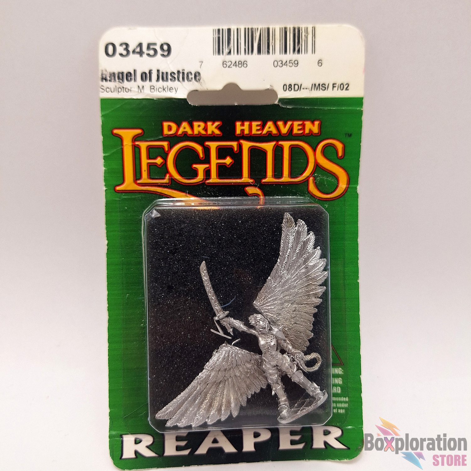 Reaper Miniatures #03459 - Angel of Justice, Dark Heaven Legends (Unpainted Metal)