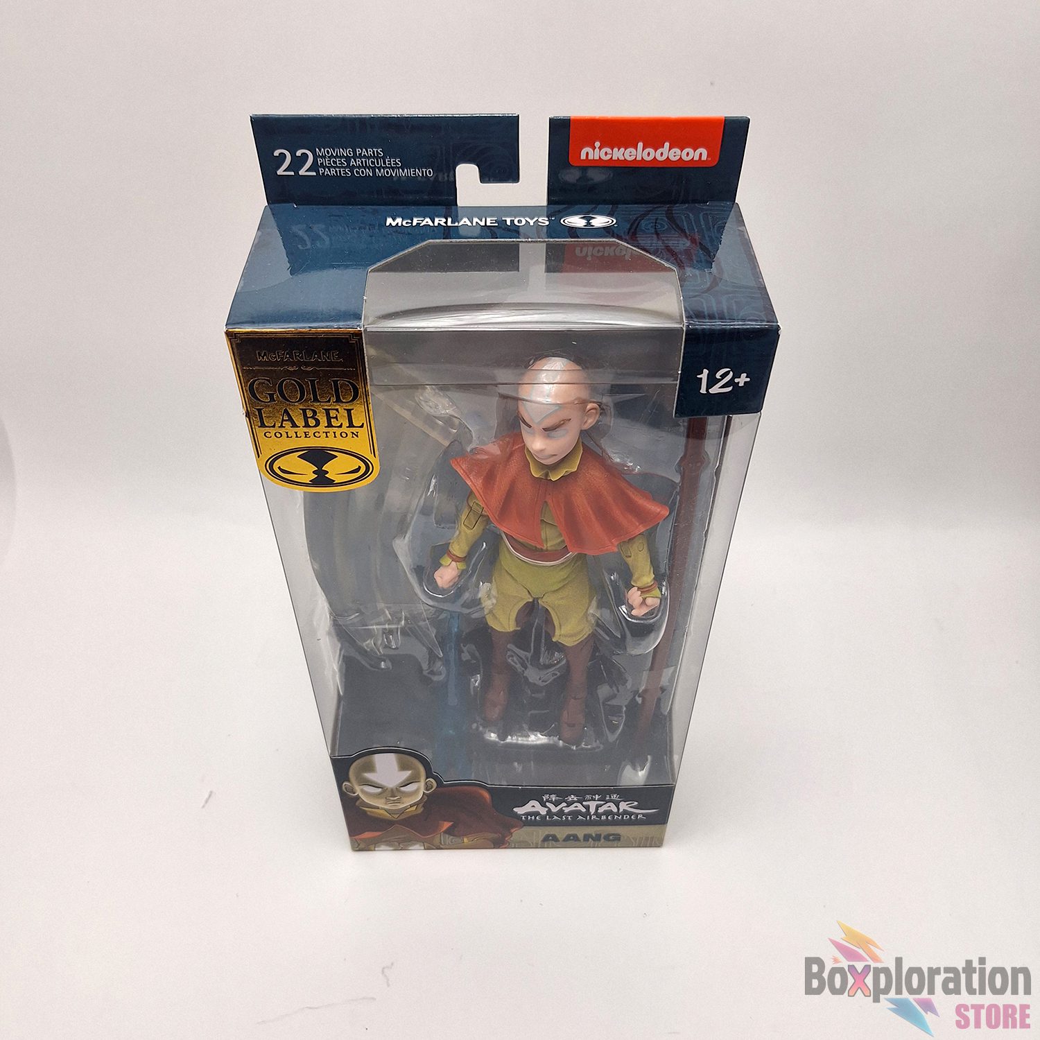 McFarlane Toys Avatar: The Last Airbender - Aang Avatar State 7" Figure (Gold Label) - Image 6
