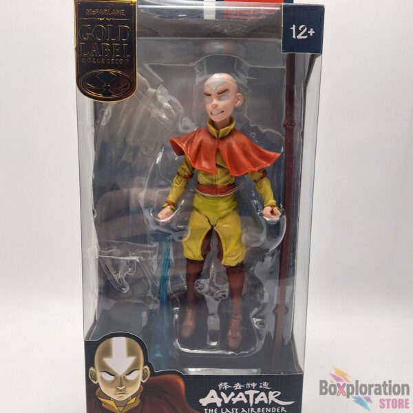McFarlane Toys Avatar: The Last Airbender - Aang Avatar State 7" Figure (Gold Label)