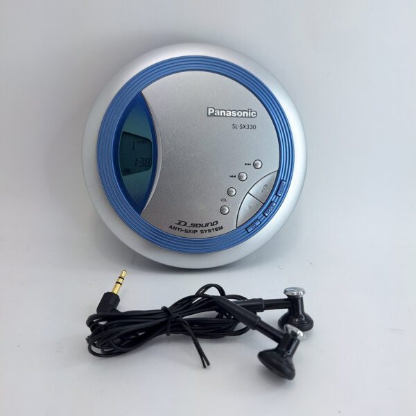 Panasonic SL-SX330 D-Sound Anti-Skip Portable CD Player Discman - Tested and Working