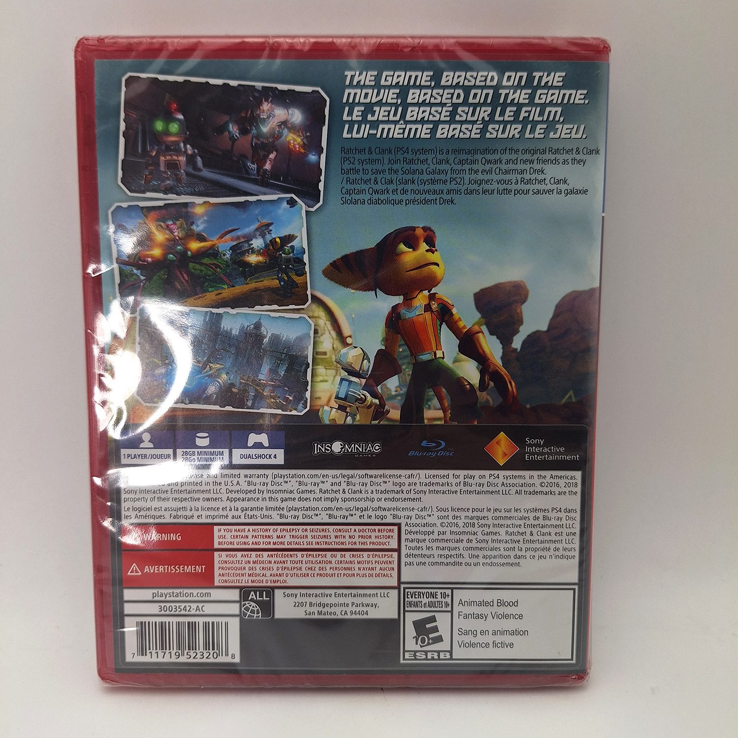 Ratchet & Clank PS4 Video Game – Brand New Sealed - Image 2