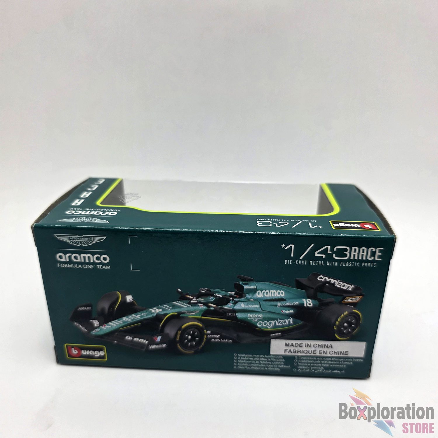Bburago 1:43 Scale Formula 1 Die-Cast Collection Bundle (4 Cars) - Mercedes, McLaren, Aston Martin, Red Bull - Image 16