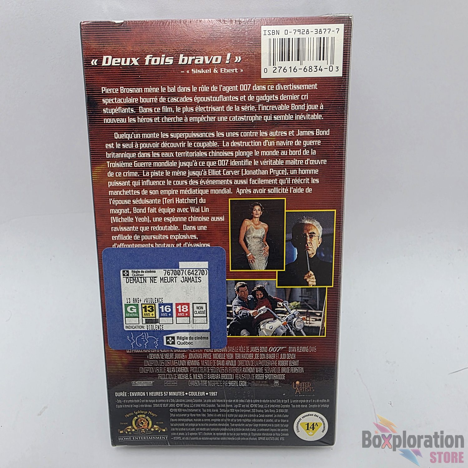 Sealed French Blockbuster Action VHS 3-Tape Bundle - La Momie, Terminator 3, 007: Demain Ne Meurt Jamais - Image 6