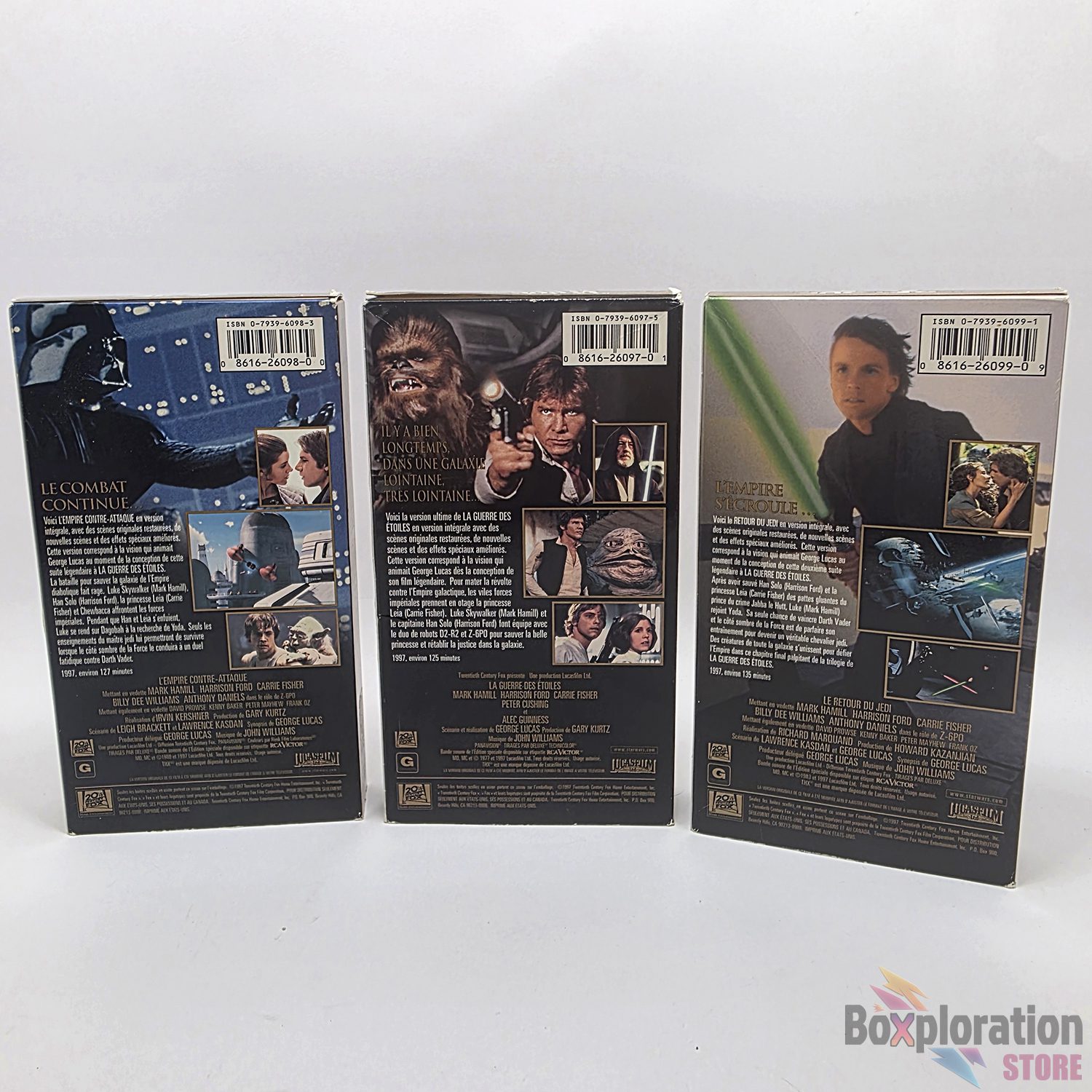 Star Wars Trilogy Special Edition VHS 3-Tape Set (1997) - French Canadian - Image 3