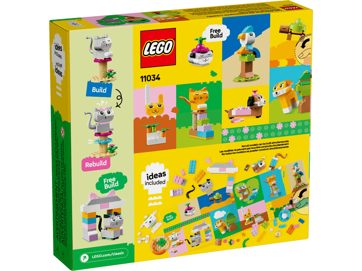 LEGO Classic 11034: Creative Pets Buildable Animals