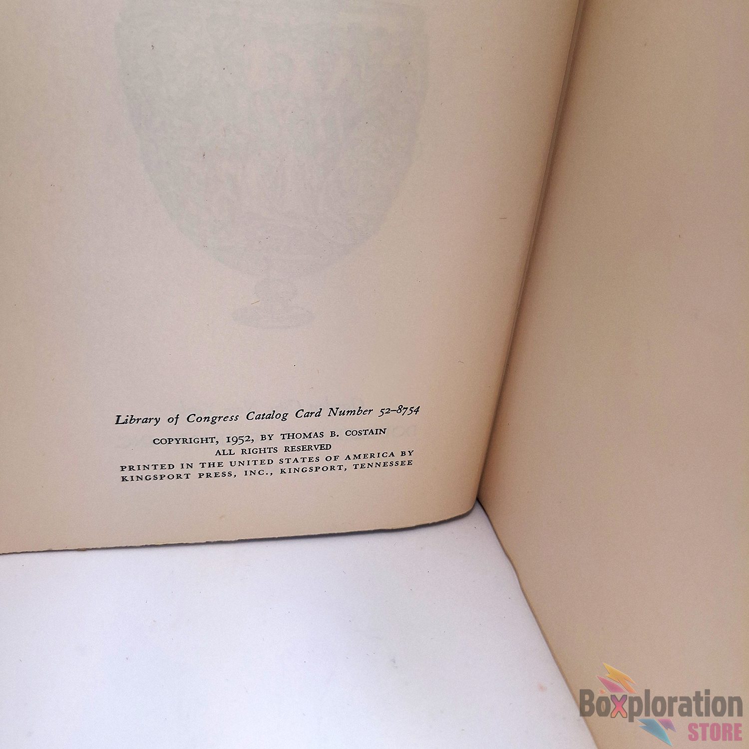 The Silver Chalice by Thomas B. Costain (1952 First Edition) Hardcover - Vintage Historical Novel - Image 6
