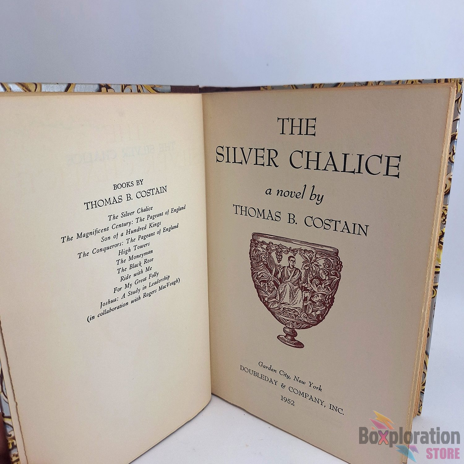 The Silver Chalice by Thomas B. Costain (1952 First Edition) Hardcover - Vintage Historical Novel - Image 4