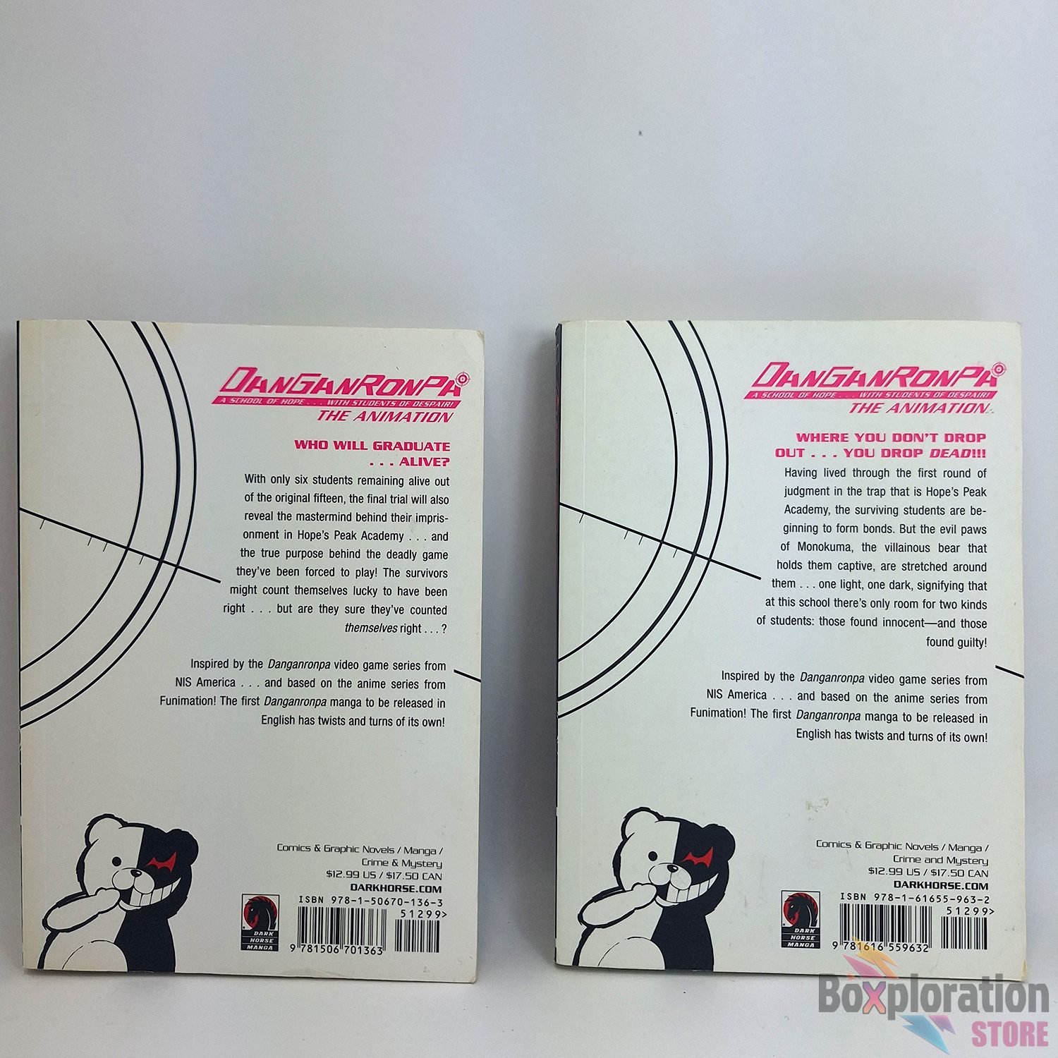 Lot of 2 Danganronpa: The Animation Manga Books (Vol. 2 & 4) - Image 2