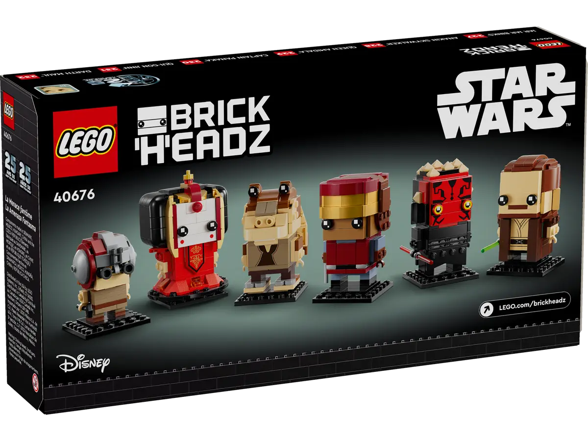 LEGO Brickheadz Star Wars 40676: The Phantom Menace Set (6 Figures) - Image 5