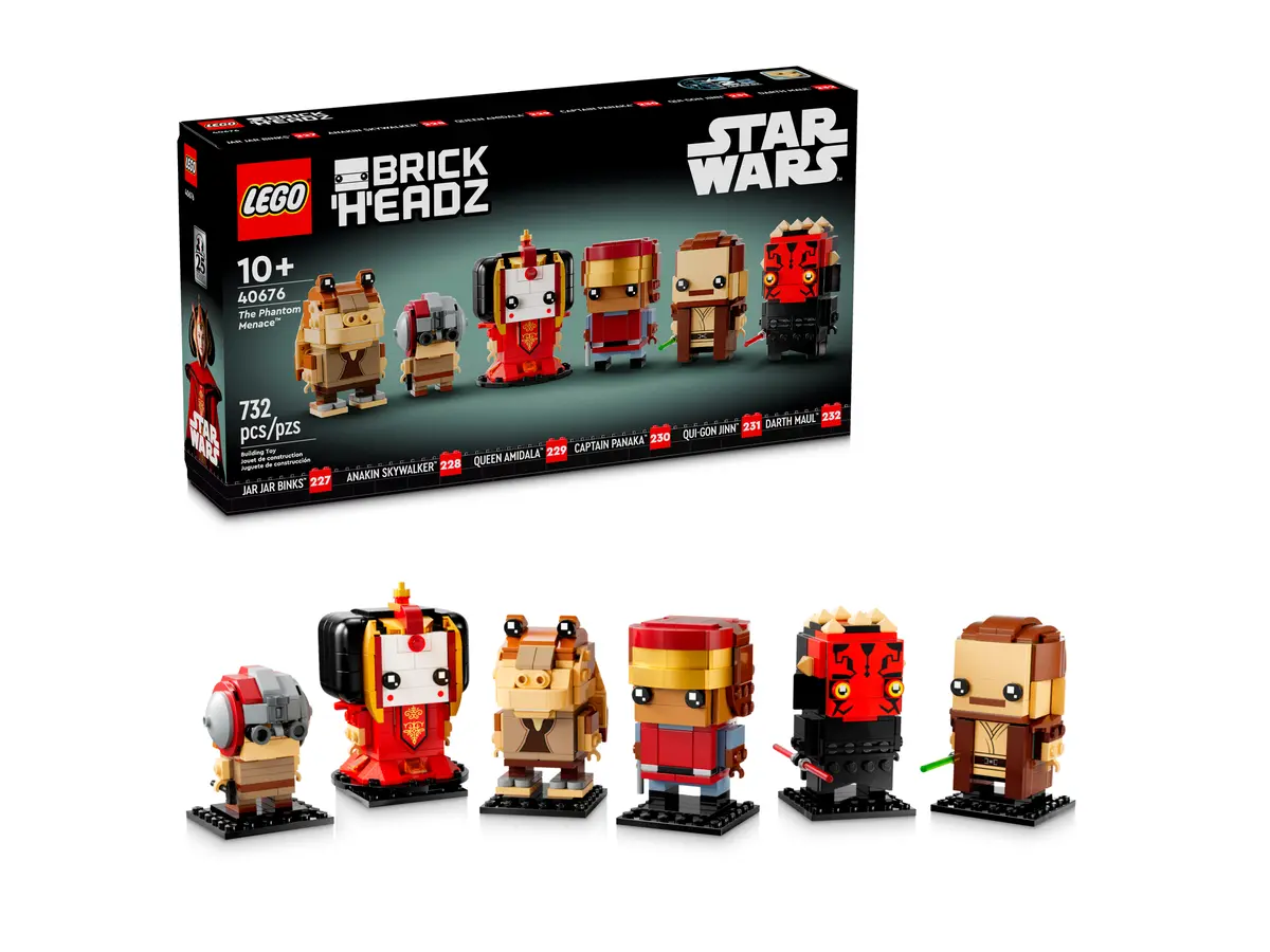 LEGO Brickheadz Star Wars 40676: The Phantom Menace Set (6 Figures)