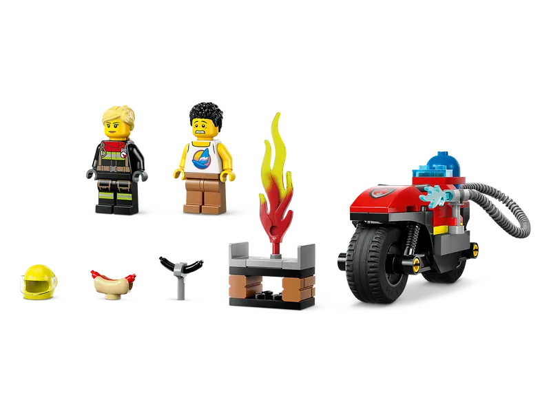 LEGO CITY: Fire Rescue Motorcycle 60410 - Image 2