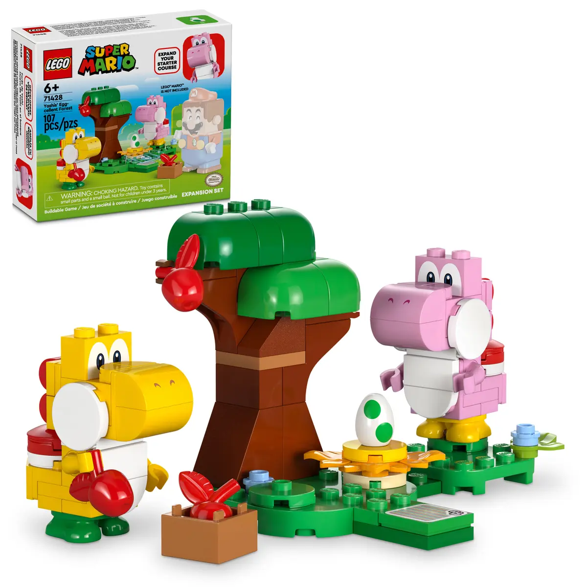 LEGO 71428 Super Mario: Yoshi's Egg-Cellent Forest Expansion Set