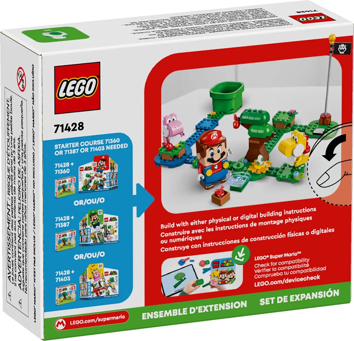 LEGO 71428 Super Mario: Yoshi's Egg-Cellent Forest Expansion Set - Image 2